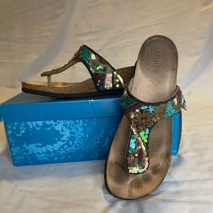 Rialto Sequin Sandal
